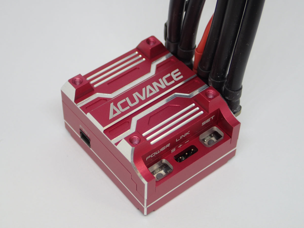 ACUVANCE XCRV ESC 高出力対応 Acuvance Xarvis XX Red ESC Spec Brushless Sensored ACU