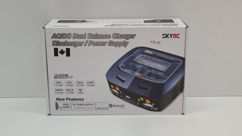 SkyRC D100 v2 AC/DC Dual Balance Charger Discharger / Power Supply SK-100131-03