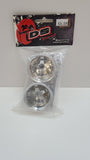 DS Racing Drift Element Triple Chrome With Gold Rivets Multi-Offset 2-Pack DE-009