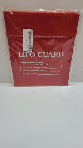 Strickly Small Lipo Gaurd Storage Bag Red SLB4134-R