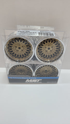 MST S-GD 501 Multi Offset Gold/Chrome 4-Pack MST832103GD