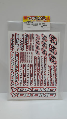 Yokomo Team Sticker ZC-D15R