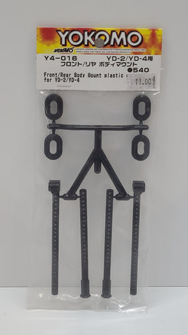 Yokomo Front/Rear Body Mount Plastic Only For YD2/YD4 Y4-016