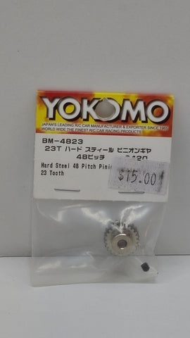 Yokomo Hard Steel 48 Pitch Pinion Gear 23 Tooth BM-4823