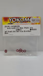 Yokomo 3.0x6.0x0.5mm Alum Shim Red 8pcs ZCR-A3605