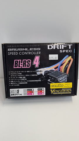 Yokomo BL-RS 4 ESC w/ 10.5T Zero Motor Drift Spec Red BL-R4105DR