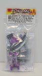 Yokomo Light Weight Roundly Steering Slide Rack Kit w/L.W. Bulkhead Set Version-2 For YD-2E/S Purple Y2-202SLP